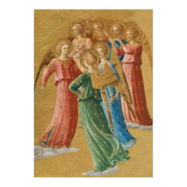 Alpina_1488 Weihnachtskarte Sakralkarte Musizierende Engel