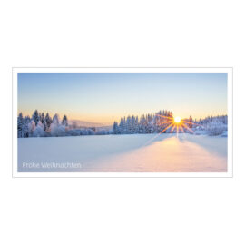 Alpina_1566 Weihnachtskarte kalter Wintermorgen