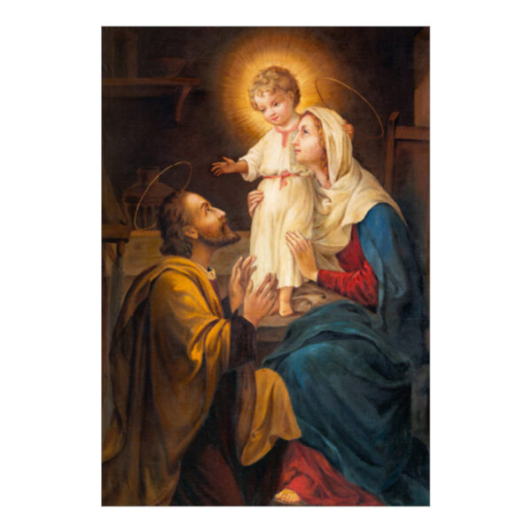 Alpina_1579_PK2 Weihnachtskarte Sakralkarte Heilige Familie