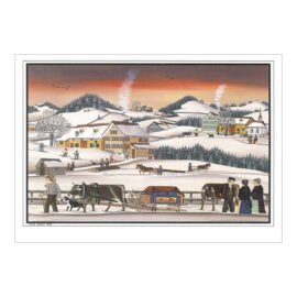 CH-10021 Weihnachtskarte «Winterlandschaft im Appenzell»