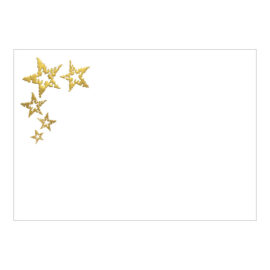 CH_8116 Weihnachtscouvert 5 goldene Sterne