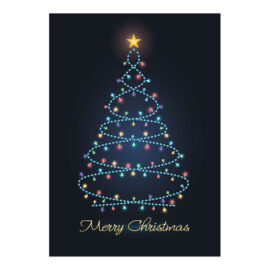 CH-5625 Weihnachtskarte «Lichterkette Weihnachtsbaum»