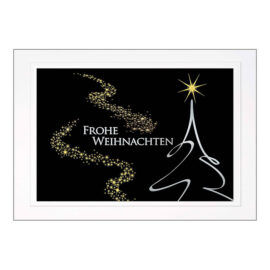 CH-5825 Weihnachtskarte «Sternenschweif und Weihnachtsbaum»