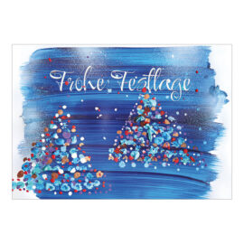 CH-9825 Weihnachtskarte UH – ART Design Weihnachtskarte UH – ART Design «Twinkle trees»