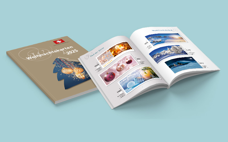 Illustration Alpina Weihnachtskarte Katalog 2025