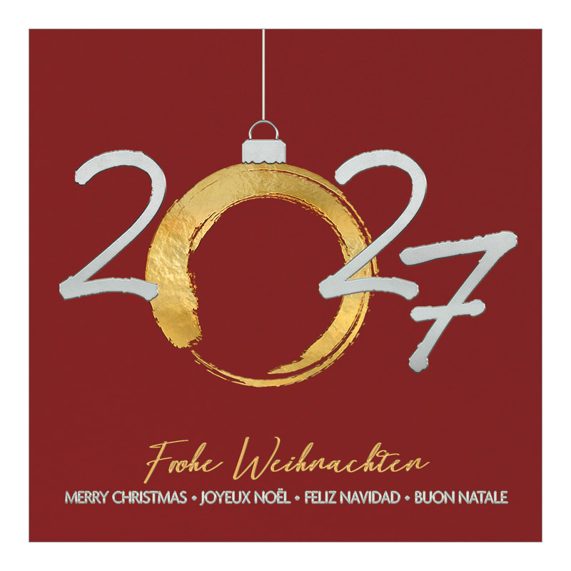 CH-11726_970-8493 Jahreszahl 2027 mit Goldkugel
