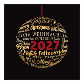 CH-11826_970-8689 Jahreszahl 2027 Rot Gold Frohe Weihnachten CH-11826_970-8689 Jahreszahl 2027 Rot Gold Frohe Weihnachten