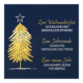 CH-7426_970-8797 Weihnachtskarte Festlich «Goldener Weihnachtsbaum mit Silberstern» CH-7426_970-8797 Weihnachtskarte Festlich «Goldener Weihnachtsbaum mit Silberstern»